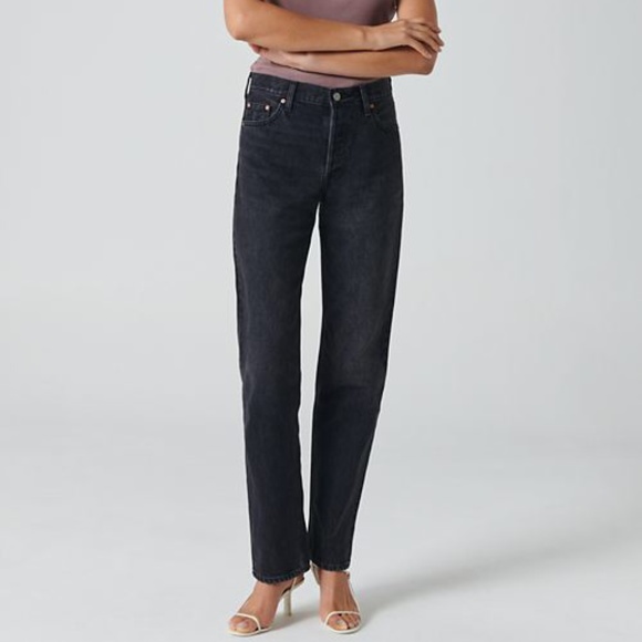 NWT Denim Forum The Patti Mid Rise Straight Jean - Size 31 - Picture 1 of 5